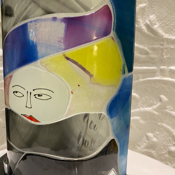 ✨Sebino Arte Italy Fused Art Glass Lamp - Handcrafted Beauty ✨ - Picture 8 of 10